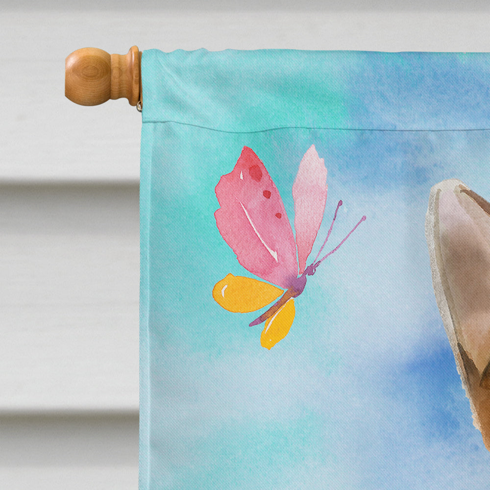 Abyssinian Easter Eggs House Flag 28x40 Porch Sleeve Pole Decorative Outside Yard Banner Artwork Wall Hanging, Polyester