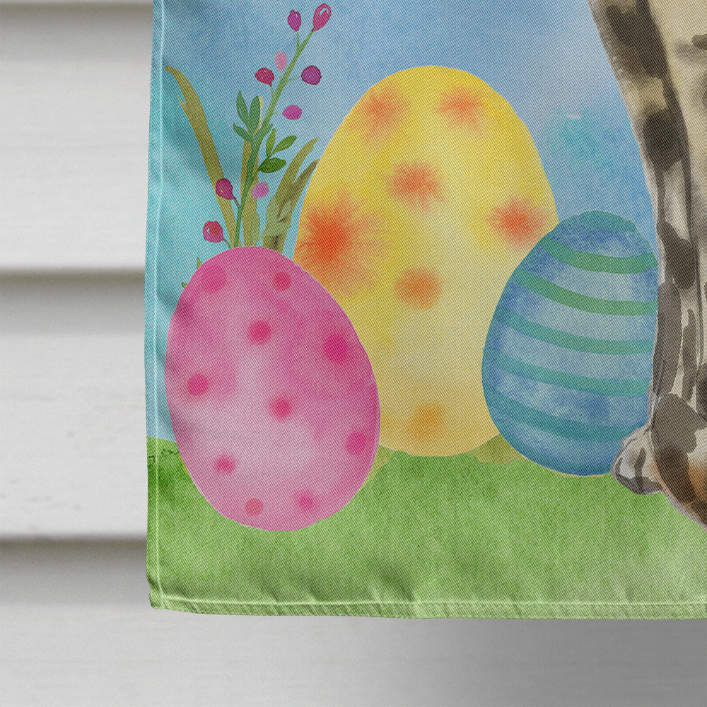 Bengal Easter Eggs House Flag 28x40 Porch Sleeve Pole Decorative Outside Yard Banner Artwork Wall Hanging, Polyester