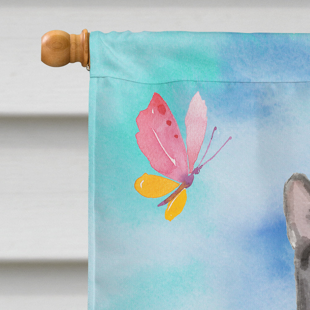 Blue Russian Easter Eggs House Flag 28x40 Porch Sleeve Pole Decorative Outside Yard Banner Artwork Wall Hanging, Polyester