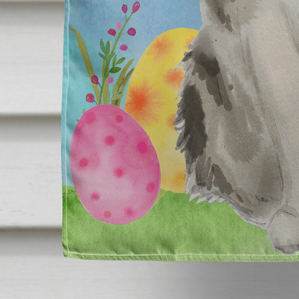Ragamuffin Easter Eggs House Flag 28x40 Porch Sleeve Pole Decorative Outside Yard Banner Artwork Wall Hanging, Polyester