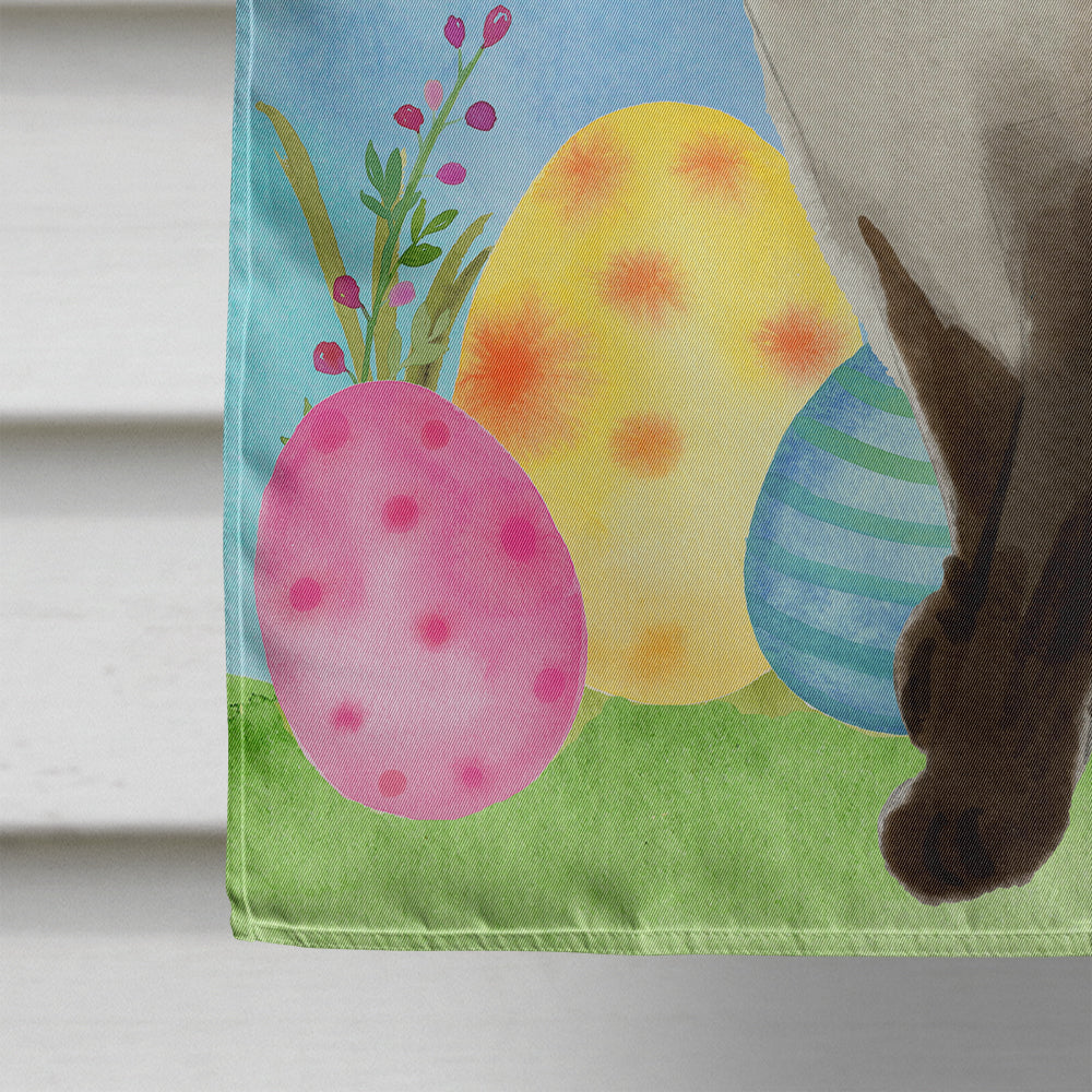 Siamese Easter Eggs House Flag 28x40 Porch Sleeve Pole Decorative Outside Yard Banner Artwork Wall Hanging, Polyester