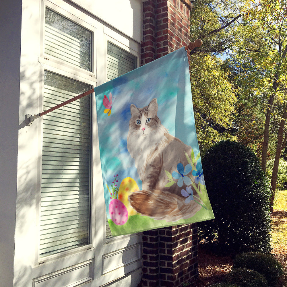 Siberian Easter Eggs House Flag 28x40 Porch Sleeve Pole Decorative Outside Yard Banner Artwork Wall Hanging, Polyester