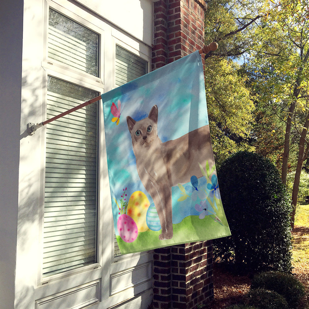 Tonkinese Easter Eggs House Flag 28x40 Porch Sleeve Pole Decorative Outside Yard Banner Artwork Wall Hanging, Polyester