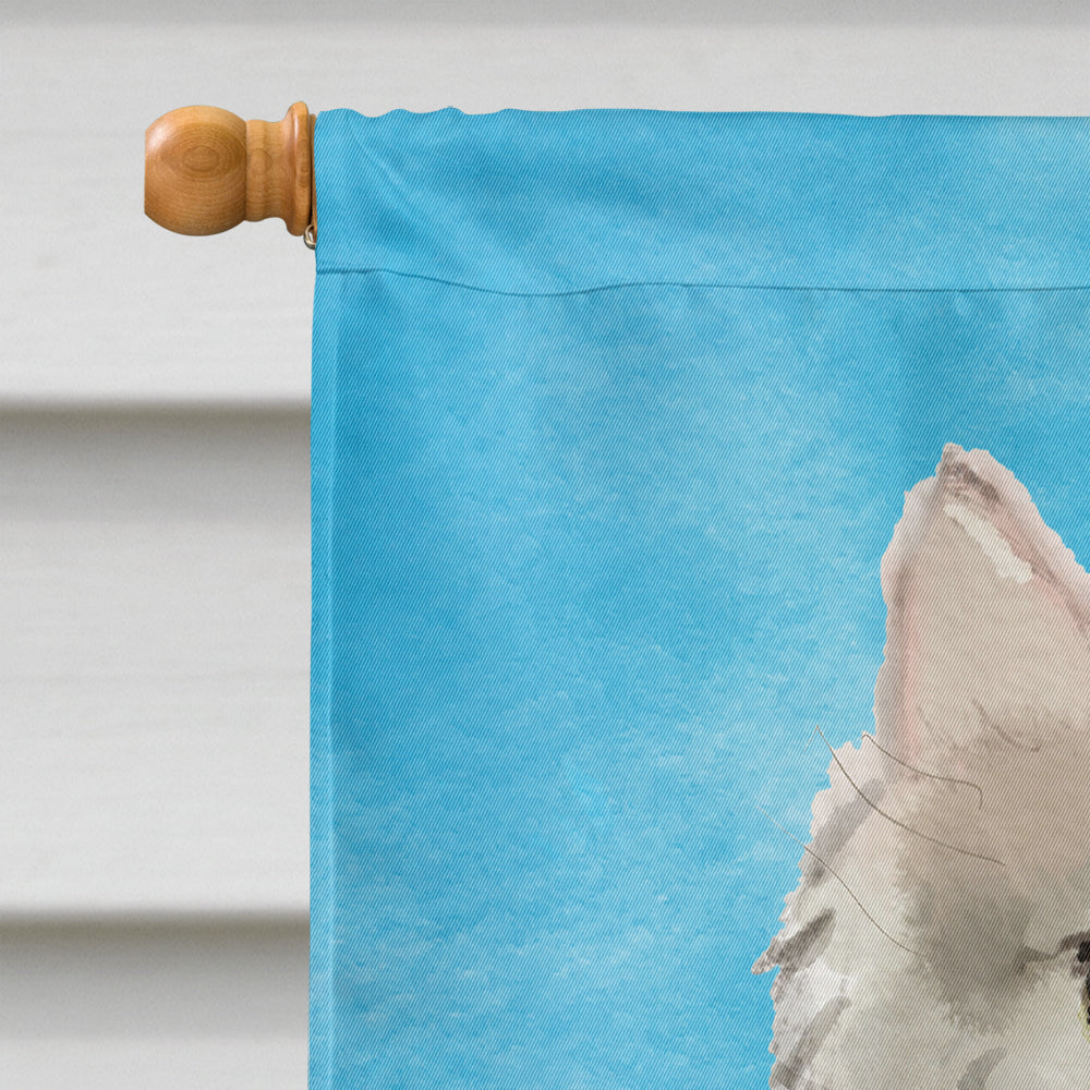 Ragamuffin in Sunflowers House Flag 28x40 Porch Sleeve Pole Decorative Outside Yard Banner Artwork Wall Hanging, Polyester