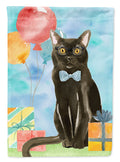 Bombay Happy Birthday House Flag 28x40 Porch Sleeve Pole Decorative Outside Yard Banner Artwork Wall Hanging, Polyester