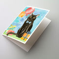 Bombay Happy Birthday Greeting Cards Pack of 8 Blank Cards with Envelopes Whimsical A7 Size 5x7
