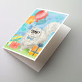 Persian Happy Birthday Greeting Cards Pack of 8 Blank Cards with Envelopes Whimsical A7 Size 5x7