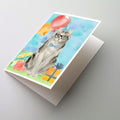 Ragamuffin Happy Birthday Greeting Cards Pack of 8 Blank Cards with Envelopes Whimsical A7 Size 5x7