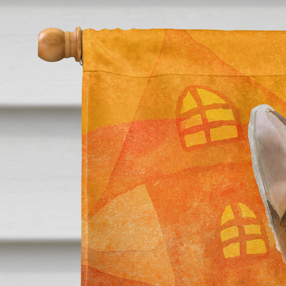 Abyssinian Halloween House Flag 28x40 Porch Sleeve Pole Decorative Outside Yard Banner Artwork Wall Hanging, Polyester