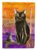 Bombay Halloween House Flag 28x40 Porch Sleeve Pole Decorative Outside Yard Banner Artwork Wall Hanging, Polyester