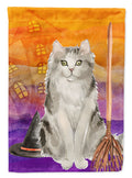 Ragamuffin Halloween House Flag 28x40 Porch Sleeve Pole Decorative Outside Yard Banner Artwork Wall Hanging, Polyester