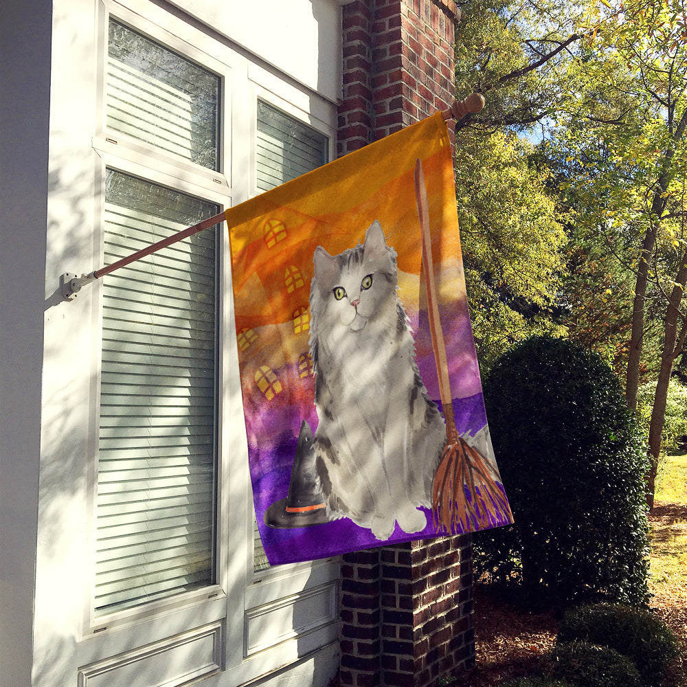 Ragamuffin Halloween House Flag 28x40 Porch Sleeve Pole Decorative Outside Yard Banner Artwork Wall Hanging, Polyester