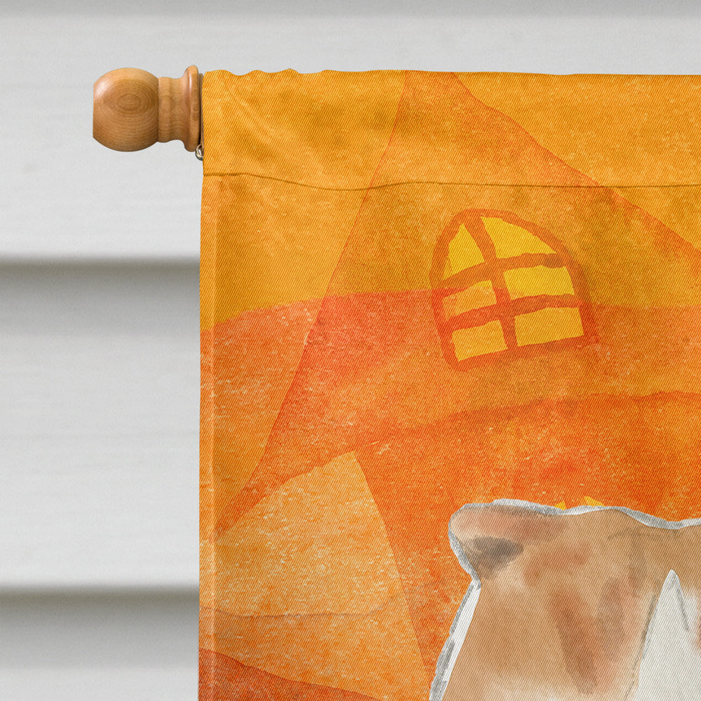 Scottish Fold Halloween House Flag 28x40 Porch Sleeve Pole Decorative Outside Yard Banner Artwork Wall Hanging, Polyester