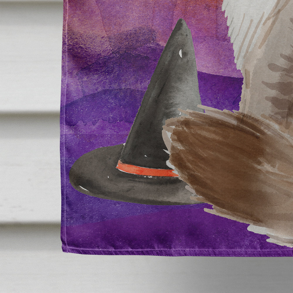 Siberian Halloween House Flag 28x40 Porch Sleeve Pole Decorative Outside Yard Banner Artwork Wall Hanging, Polyester