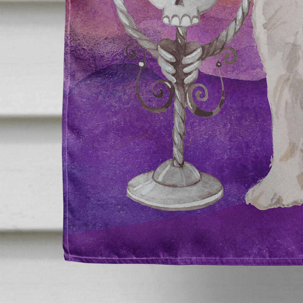 Halloween Jack Russell Terrier House Flag 28x40 Porch Sleeve Pole Decorative Outside Yard Banner Artwork Wall Hanging, Polyester