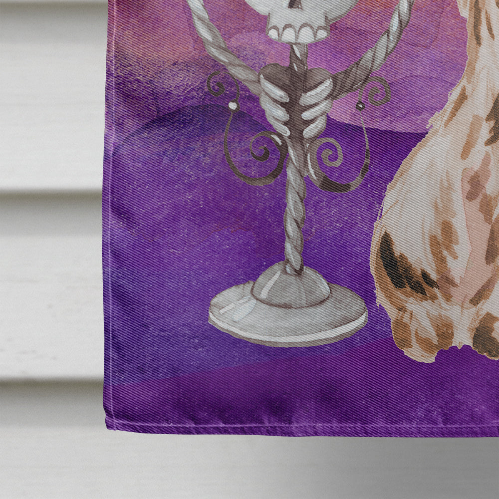 Halloween Chocolate Parti Cocker Spaniel House Flag 28x40 Porch Sleeve Pole Decorative Outside Yard Banner Artwork Wall Hanging, Polyester