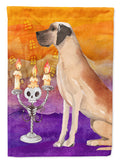 Halloween Great Dane House Flag 28x40 Porch Sleeve Pole Decorative Outside Yard Banner Artwork Wall Hanging, Polyester