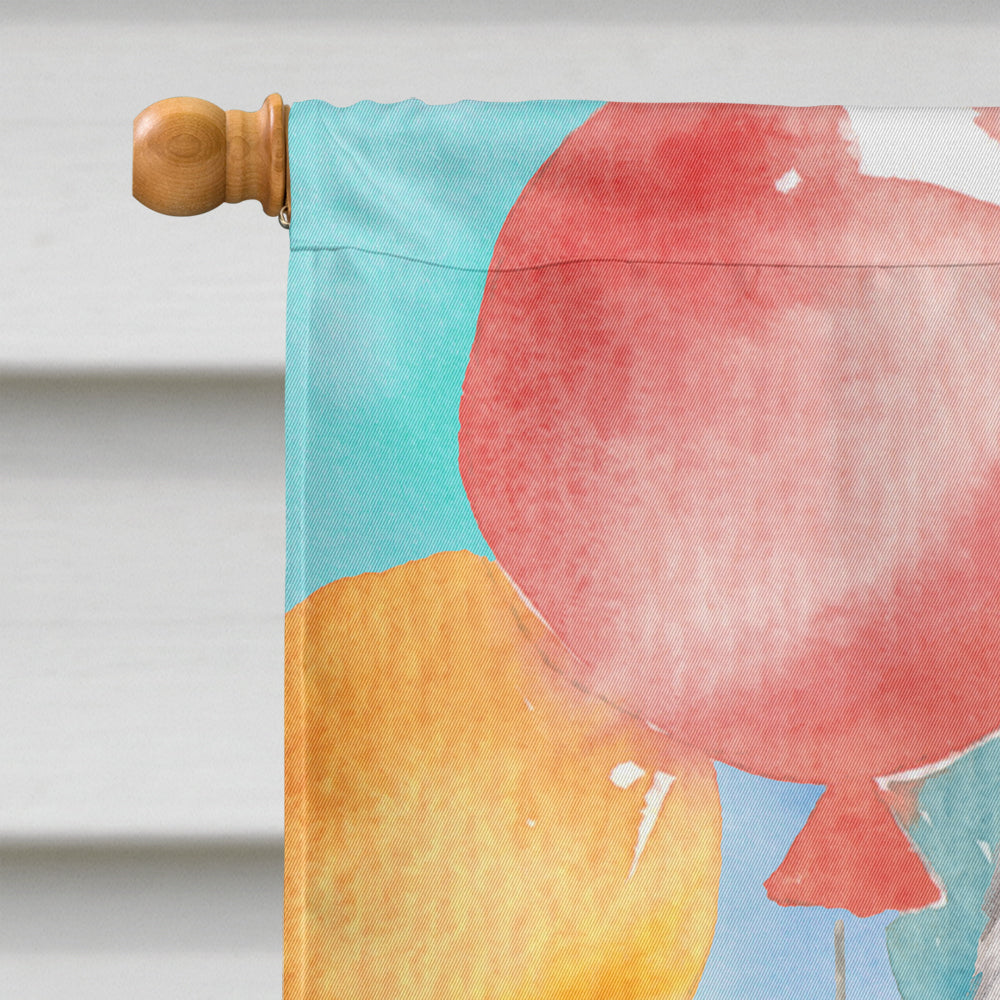 Happy Birthday Westie House Flag 28x40 Porch Sleeve Pole Decorative Outside Yard Banner Artwork Wall Hanging, Polyester