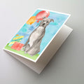 Happy Birthday Staffordshire Bull Terrier Greeting Cards Pack of 8 Blank Cards with Envelopes Whimsical A7 Size 5x7