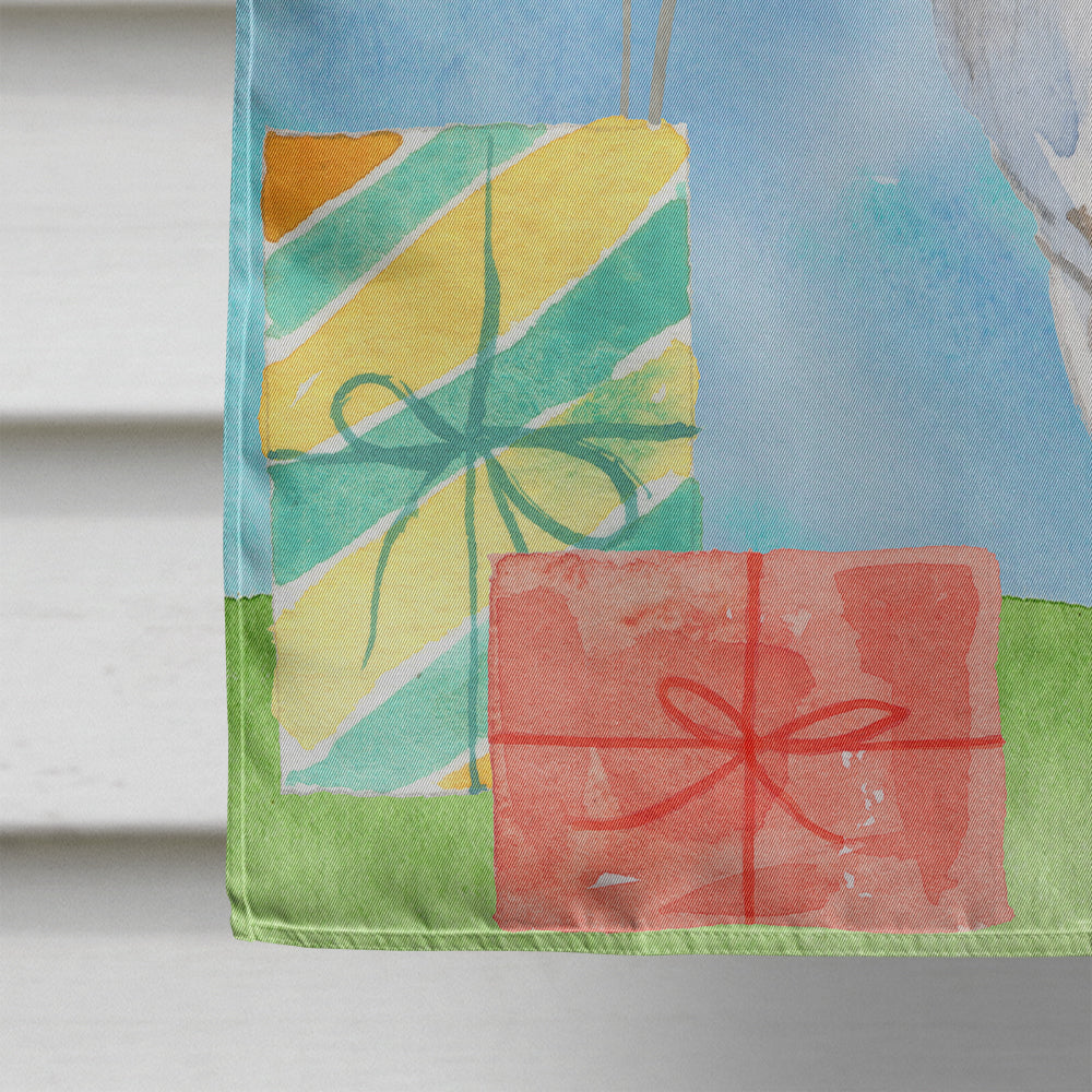 Happy Birthday French Bulldog House Flag 28x40 Porch Sleeve Pole Decorative Outside Yard Banner Artwork Wall Hanging, Polyester