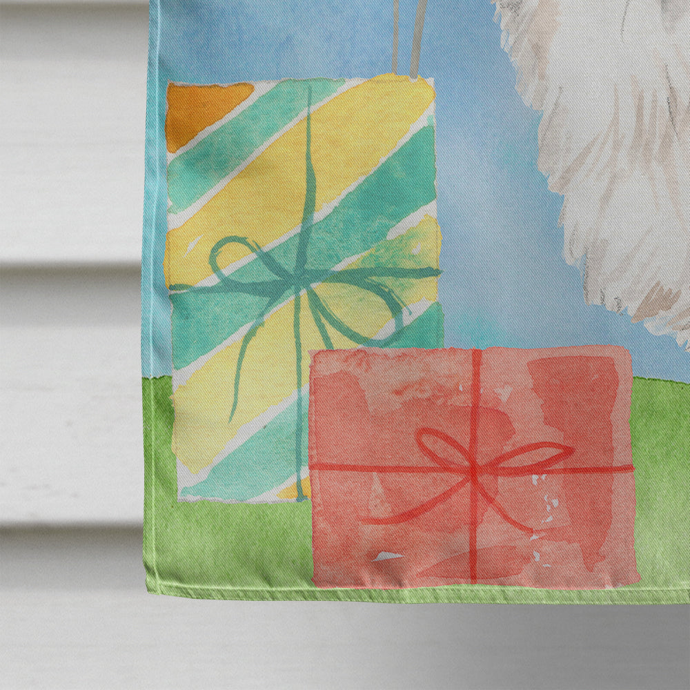 Happy Birthday Corgi House Flag 28x40 Porch Sleeve Pole Decorative Outside Yard Banner Artwork Wall Hanging, Polyester