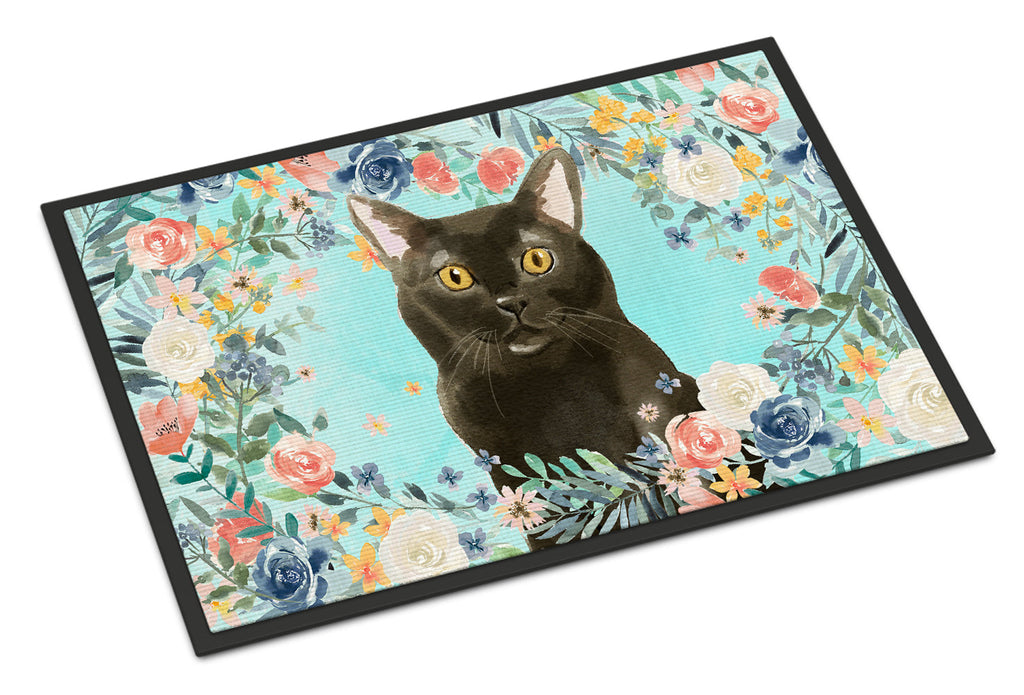 Bombay Spring Flowers Doormat Indoor Outdoor 24H X 36W Front Door Mat Rugs for Entryway, Non Slip Washable Low Pile,