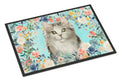 Ragamuffin Spring Flowers Doormat Indoor Outdoor 18H X 27W Front Door Mat Rugs for Entryway, Non Slip Washable