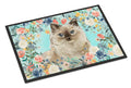 Ragdoll Spring Flowers Doormat Indoor Outdoor 18H X 27W Front Door Mat Rugs for Entryway, Non Slip Washable