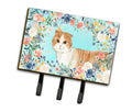 Scottish Fold Spring Flowers Leash or Key Holder Wall Hooks, Coat Rack Wall Mount, for Hanging Keys, Towels, Aprons, Leashes