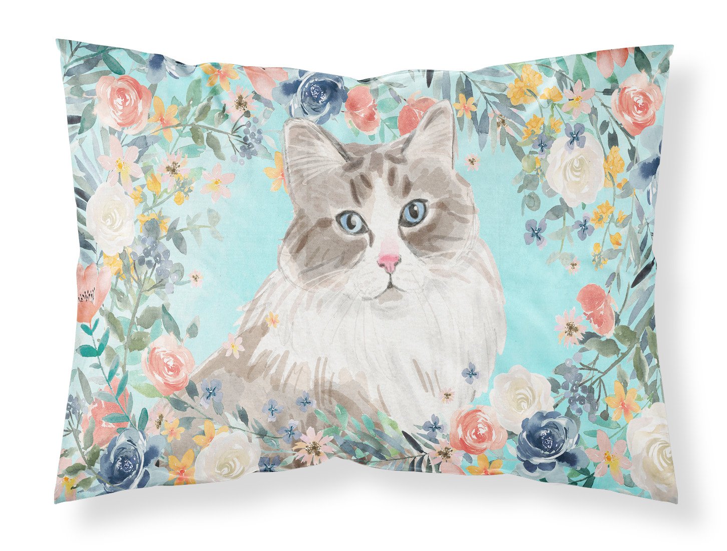 Siberian Spring Flowers Standard Pillowcase Lightweight Super Soft Easy Care Decorative Artwork Pillowcase, Standard
