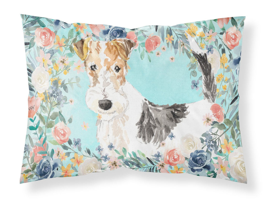 Fox Terrier Standard Pillowcase Lightweight Super Soft Easy Care Decorative Artwork Pillowcase, Standard