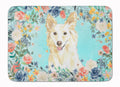 White Collie Memory Foam Kitchen Mat Machine Washable Anti-Fatigue Cushion Comfort Bath or Kitchen Rug