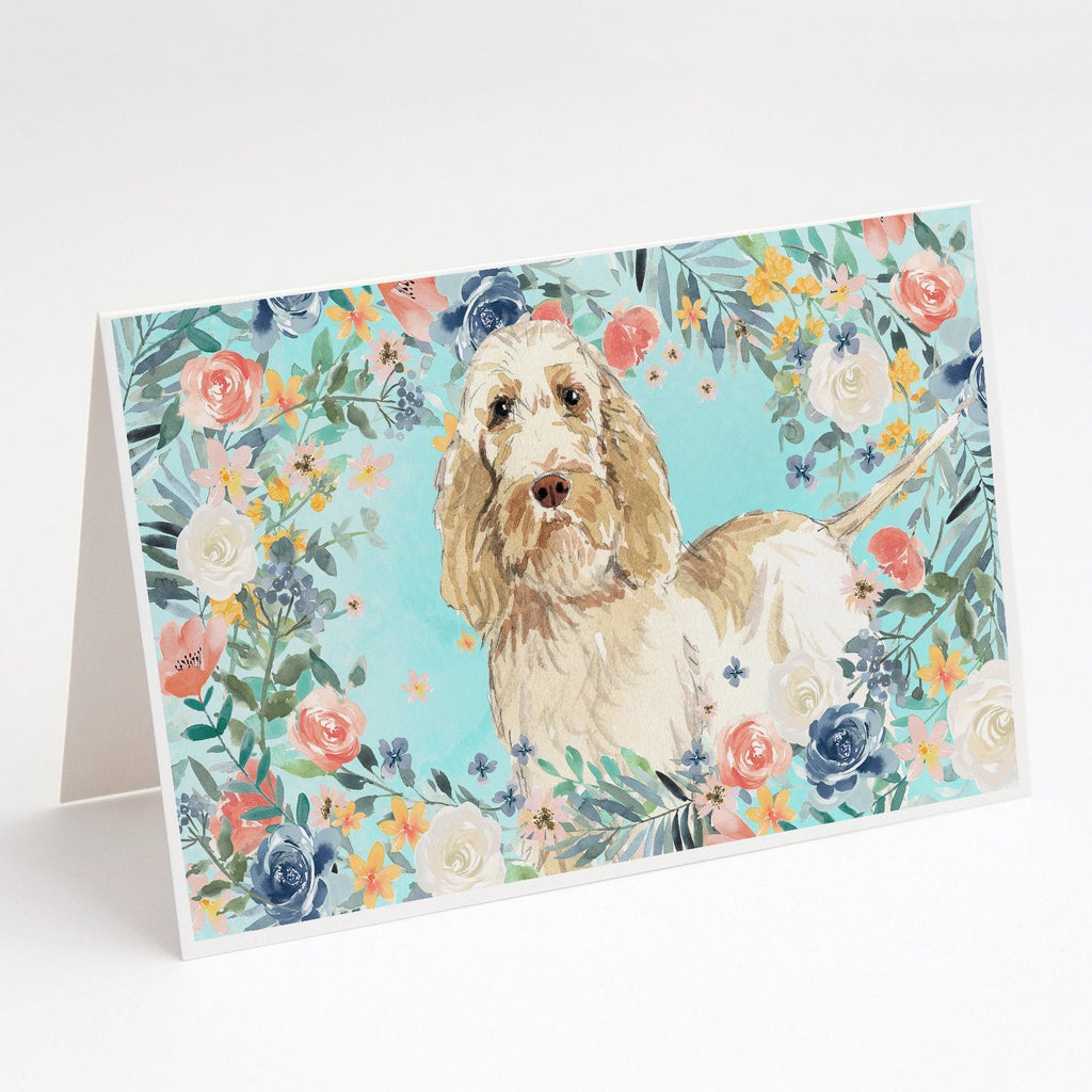 Spinone Italiano Greeting Cards Pack of 8 Blank Cards with Envelopes Whimsical A7 Size 5x7