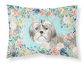 Shih Tzu Puppy Standard Pillowcase Lightweight Super Soft Easy Care Decorative Artwork Pillowcase, Standard