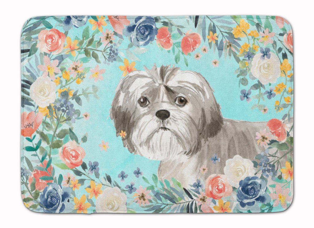Shih Tzu Puppy Memory Foam Kitchen Mat Machine Washable Anti-Fatigue Cushion Comfort Bath or Kitchen Rug