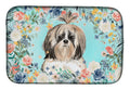 Shih Tzu Dish Drying Mat Absorbent Dish Drying Mat Pad for Kitchen Counter Dish Drainer Mat for Countertop, 14 x 21", Multicolor