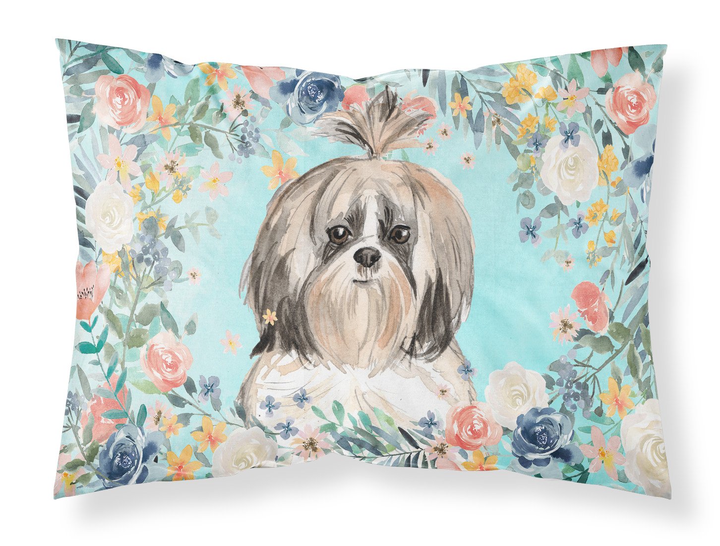 Shih Tzu Standard Pillowcase Lightweight Super Soft Easy Care Decorative Artwork Pillowcase, Standard