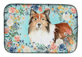 Sheltie Dish Drying Mat Absorbent Dish Drying Mat Pad for Kitchen Counter Dish Drainer Mat for Countertop, 14 x 21", Multicolor