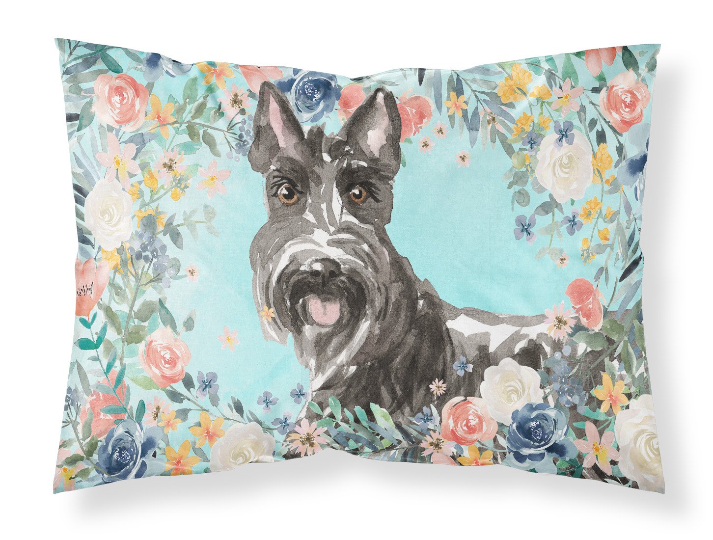 Scottish Terrier Standard Pillowcase Lightweight Super Soft Easy Care Decorative Artwork Pillowcase, Standard
