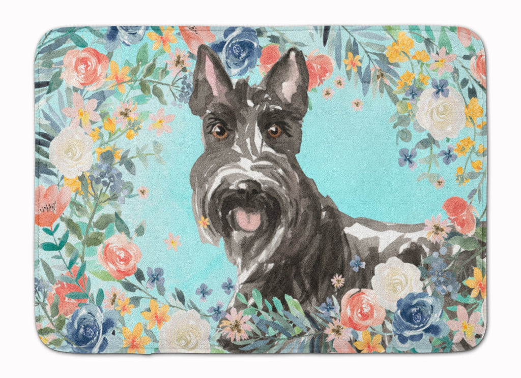 Scottish Terrier Memory Foam Kitchen Mat Machine Washable Anti-Fatigue Cushion Comfort Bath or Kitchen Rug