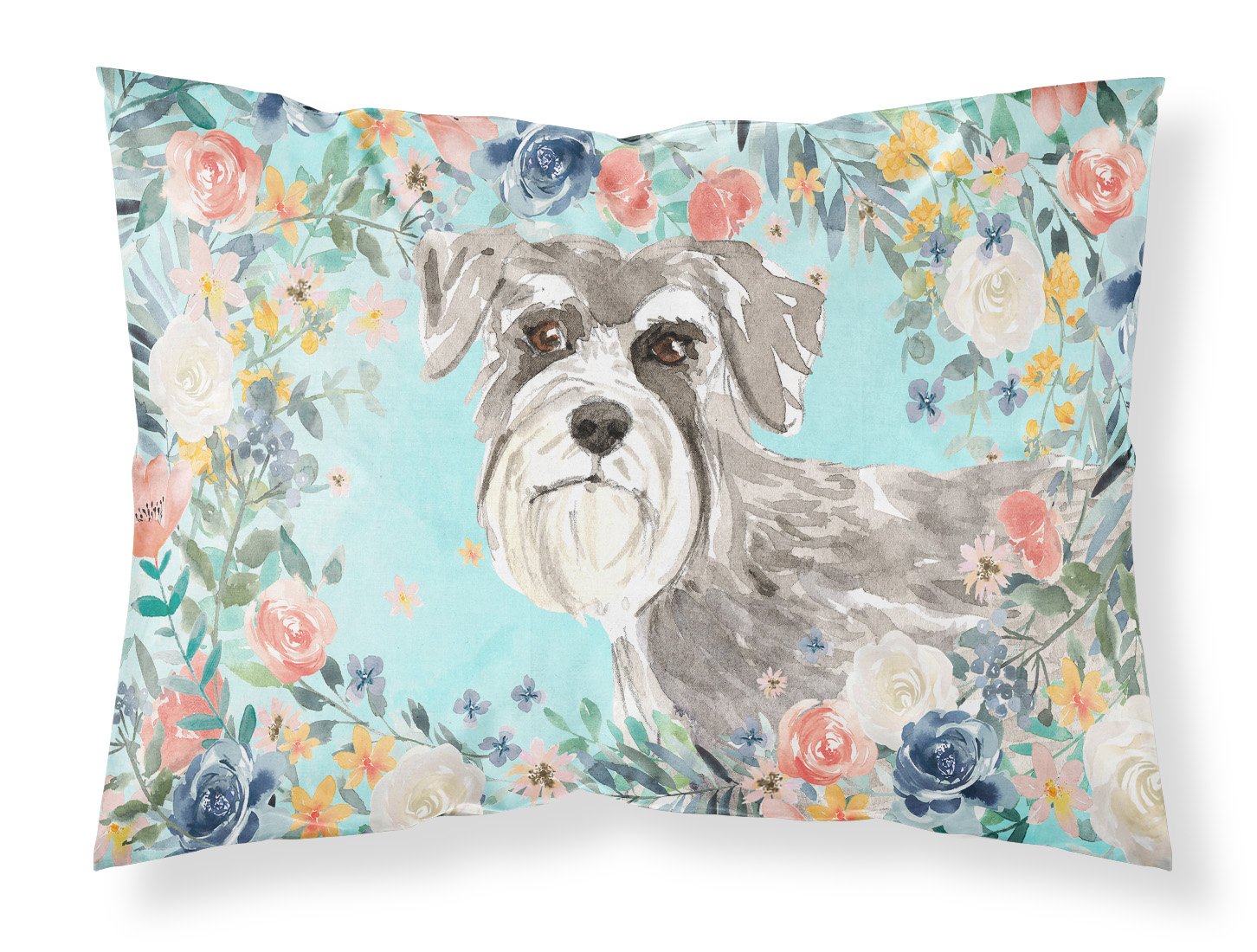 Schnauzer #1 Standard Pillowcase Lightweight Super Soft Easy Care Decorative Artwork Pillowcase, Standard