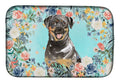 Rottweiler Dish Drying Mat Absorbent Dish Drying Mat Pad for Kitchen Counter Dish Drainer Mat for Countertop, 14 x 21", Multicolor