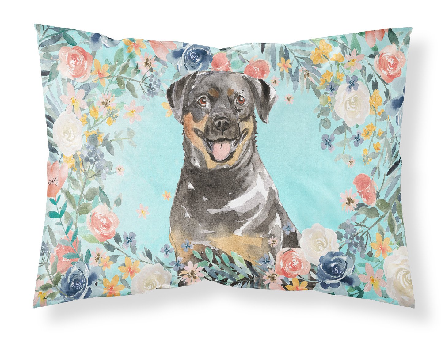 Rottweiler Standard Pillowcase Lightweight Super Soft Easy Care Decorative Artwork Pillowcase, Standard