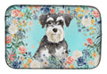Schnauzer 3417 Dish Drying Mat Absorbent Dish Drying Mat Pad for Kitchen Counter Dish Drainer Mat for Countertop, 14 x 21", Multicolor