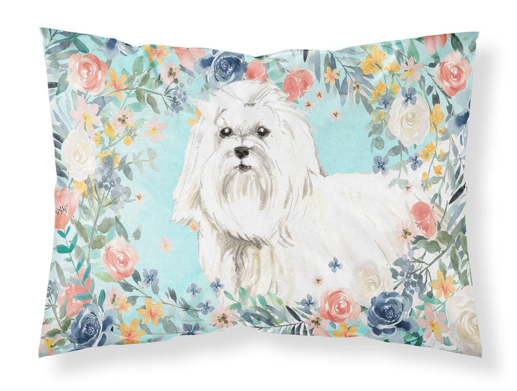 Maltese Standard Pillowcase Lightweight Super Soft Easy Care Decorative Artwork Pillowcase, Standard