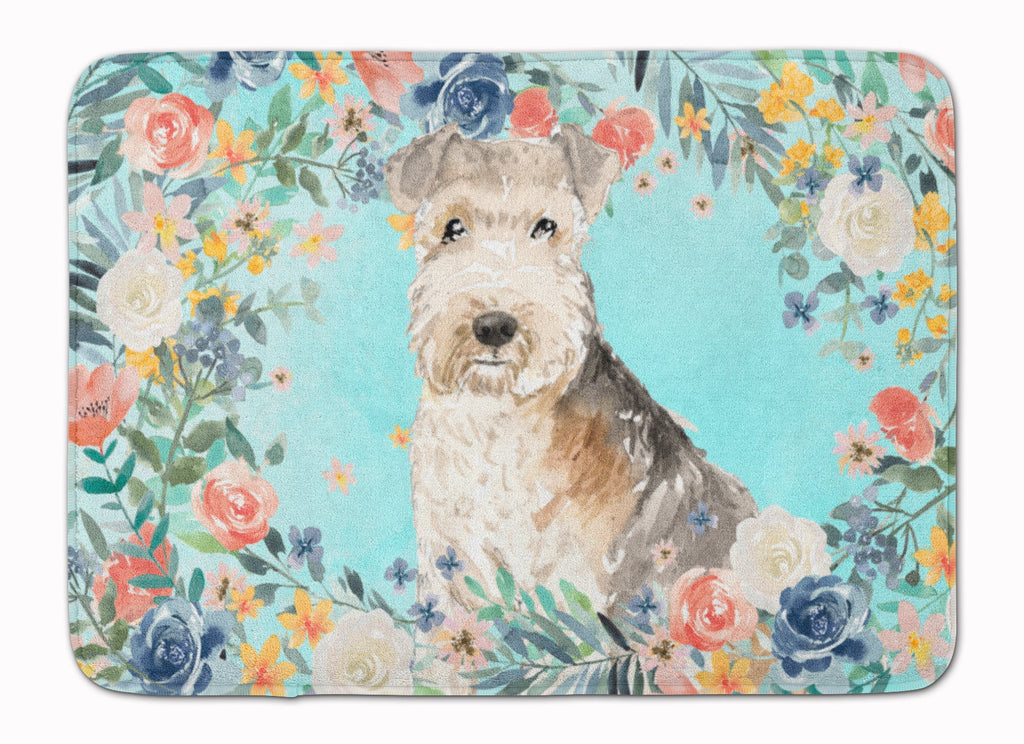 Lakeland Terrier Memory Foam Kitchen Mat Machine Washable Anti-Fatigue Cushion Comfort Bath or Kitchen Rug