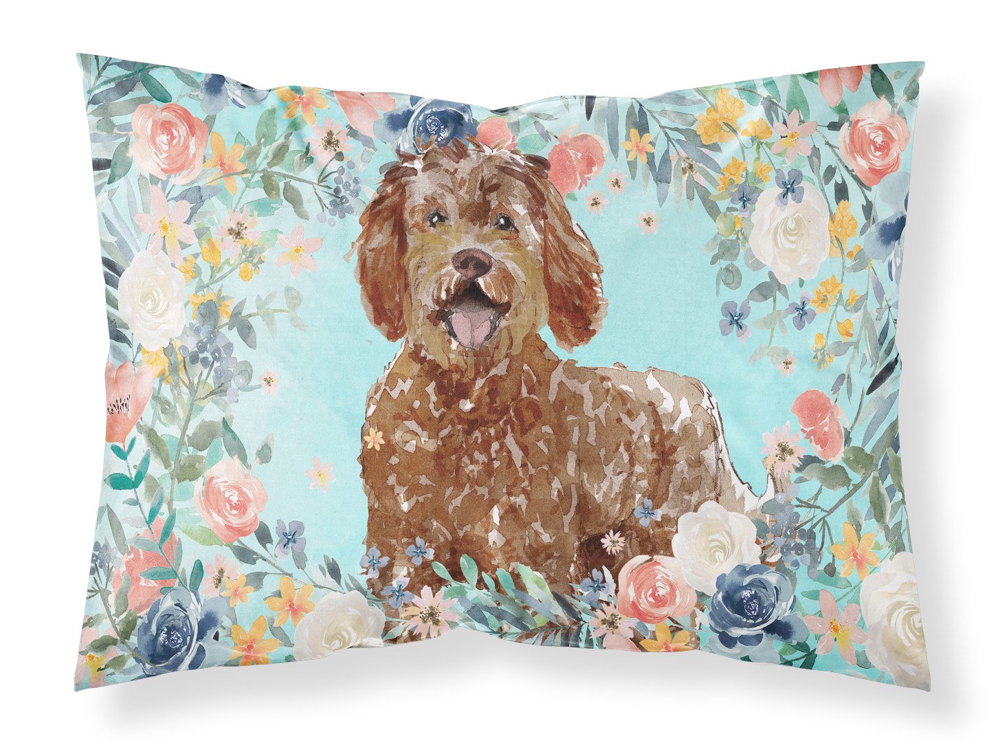 Labradoodle Standard Pillowcase Lightweight Super Soft Easy Care Decorative Artwork Pillowcase, Standard