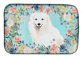 Japanese Spitz Dish Drying Mat Absorbent Dish Drying Mat Pad for Kitchen Counter Dish Drainer Mat for Countertop, 14 x 21", Multicolor