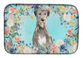 Irish Wolfhound Dish Drying Mat Absorbent Dish Drying Mat Pad for Kitchen Counter Dish Drainer Mat for Countertop, 14 x 21", Multicolor