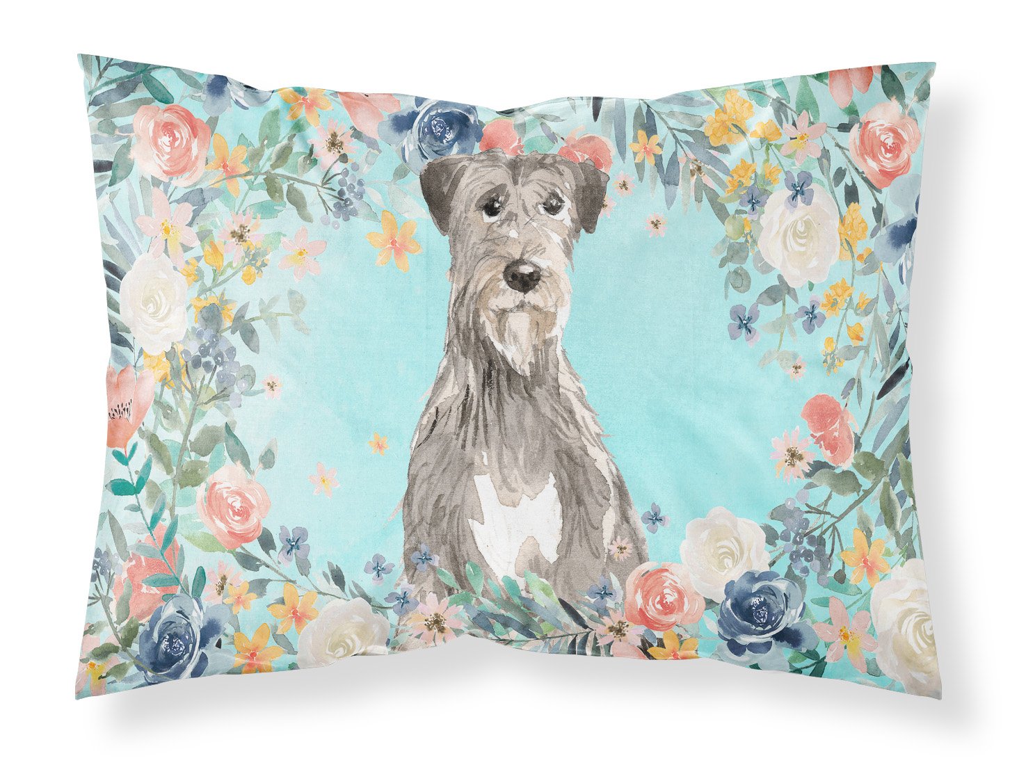 Irish Wolfhound Standard Pillowcase Lightweight Super Soft Easy Care Decorative Artwork Pillowcase, Standard